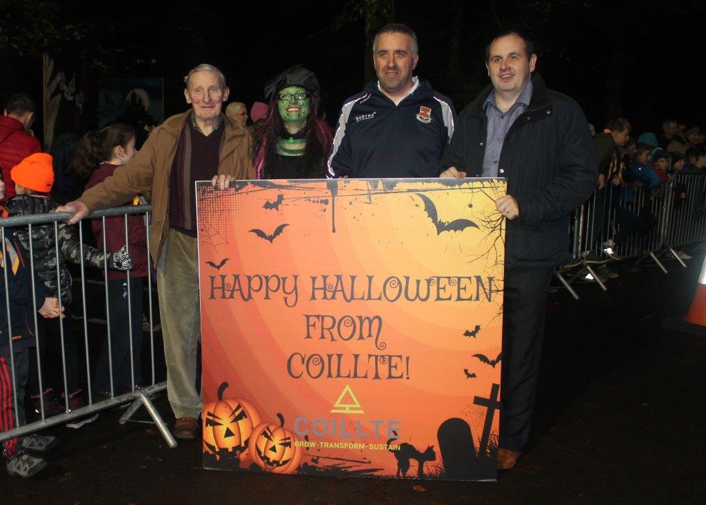 Picture of crowd at Samhain Abhainn Festival at Coillte's Belleek wood