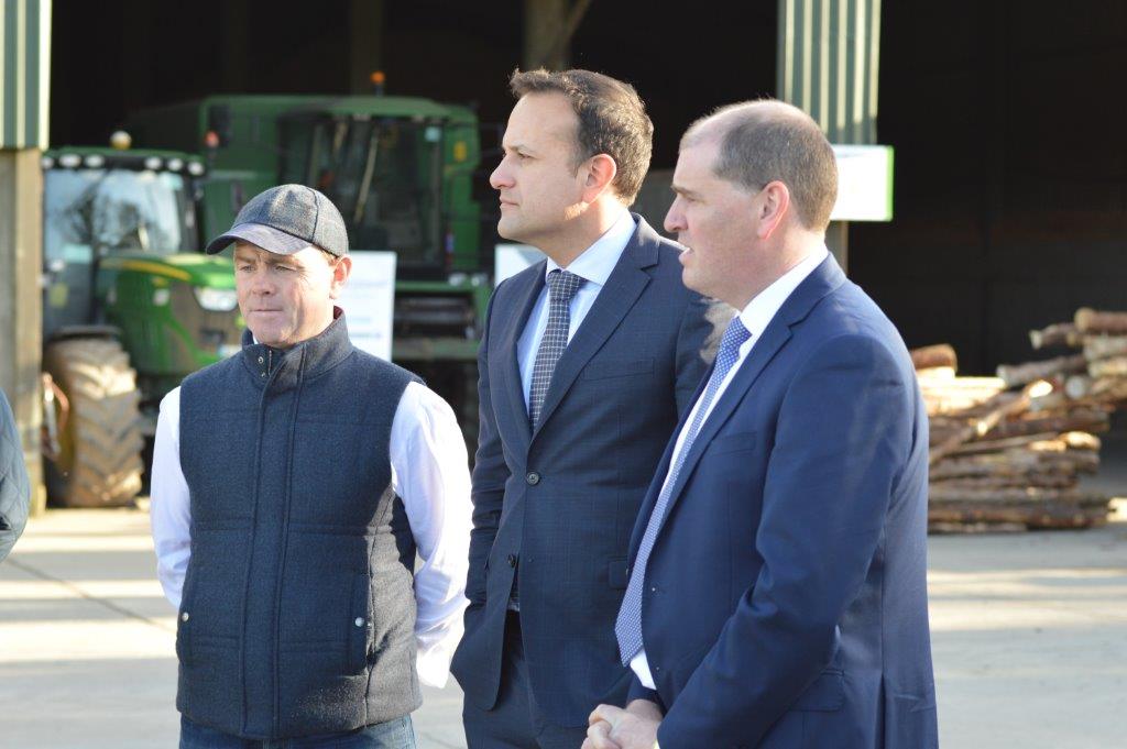 Picture of An Taoiseach at Clonroche Biomass Hub