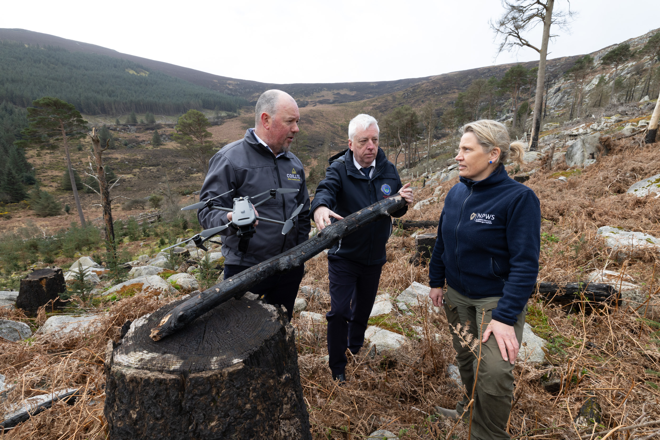 Coillte and National Parks and Wildlife Service NPWS mark beginning of forest fire safety season 1