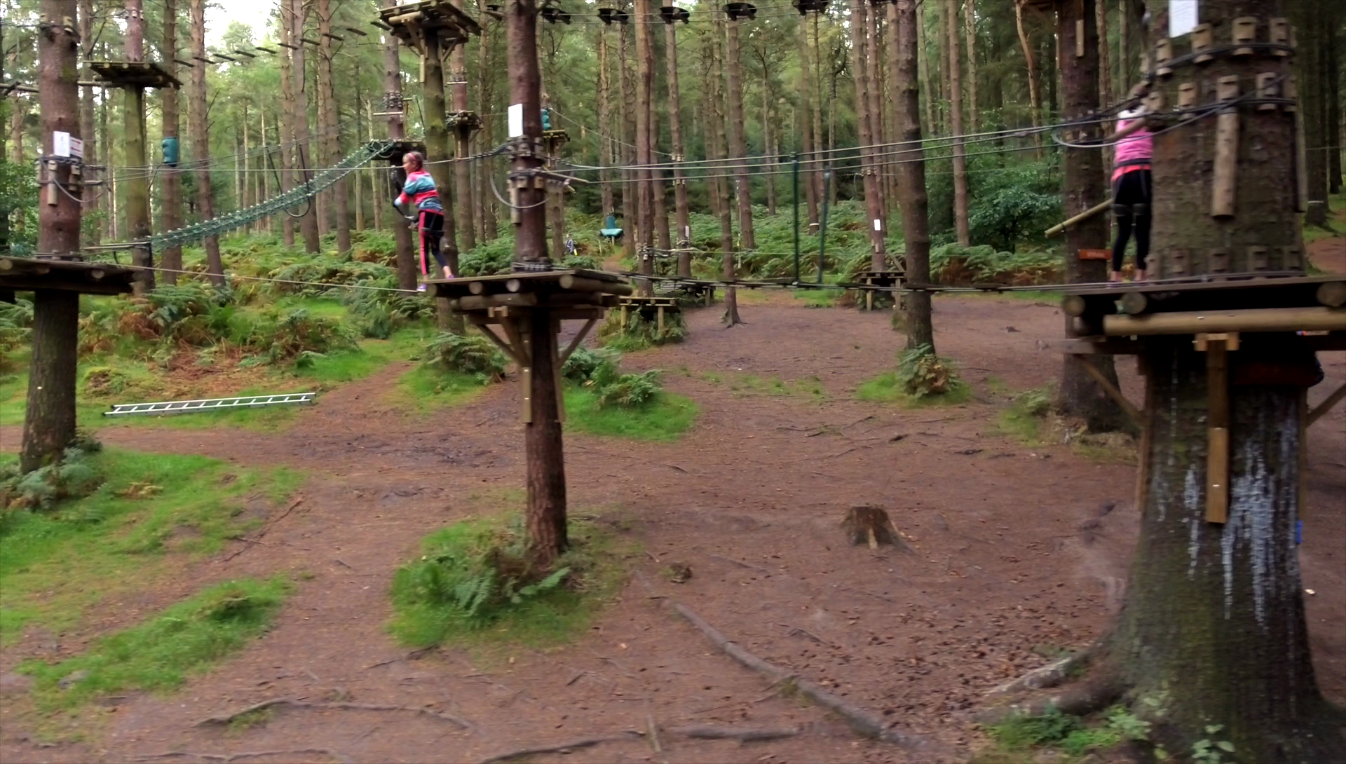 Recreation zip-line 1 Recreating zip line 1