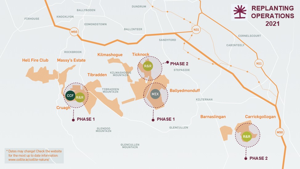 2021 Replanting Operations Map