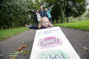 Mental Health Ireland on their 5,000 Steps to Wellbeing Walk in Avondale Forest Park on 9th October to celebrate Mental Health Week.