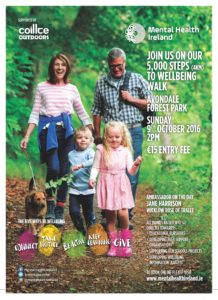 Poster for Coillte's 5000 steps to well being campaign