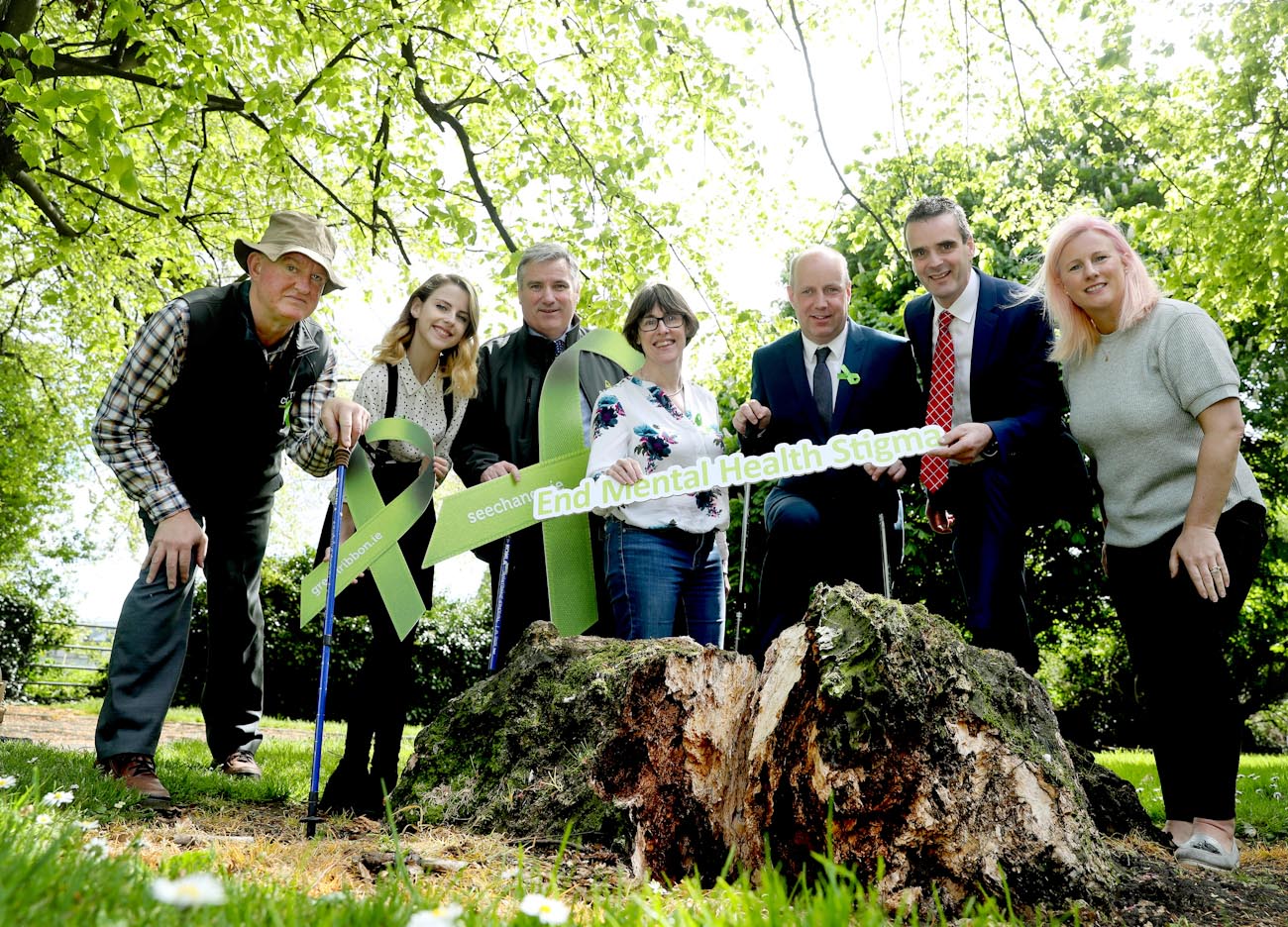 Picture of Minister Daly Launching Green Ribbon Campaign