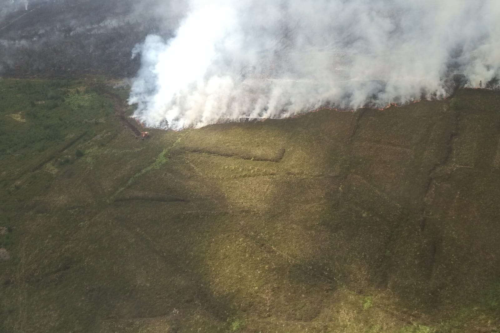 Picture of Fire in the Slieve Bloom Mountains