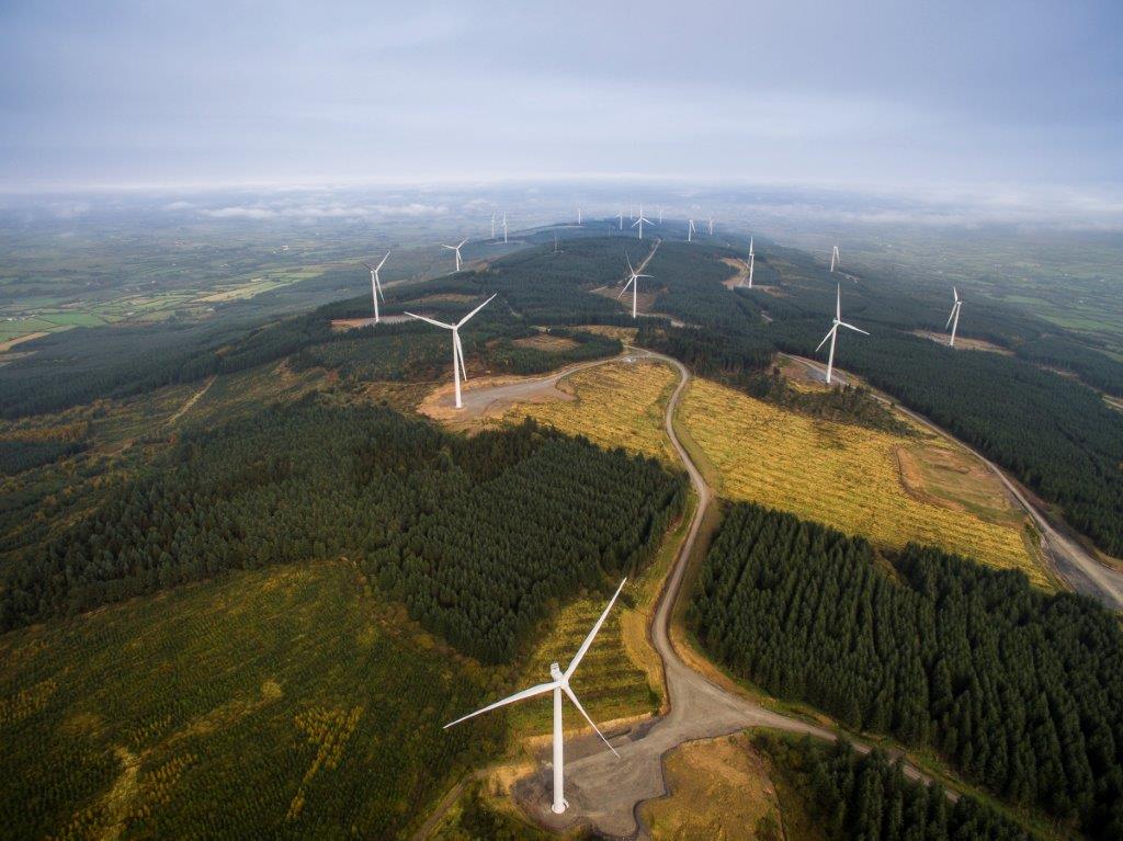 Picture of Coillte's Sliabh Bawn Wind Farm